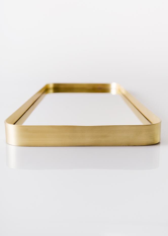 Hbsch Mirror Square Brass 31x76 cm