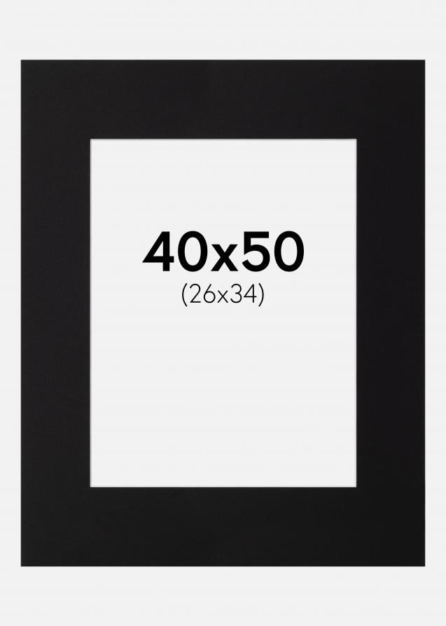 Galleri 1 Mount Canson Black (White Core) 40x50 cm (26x34)