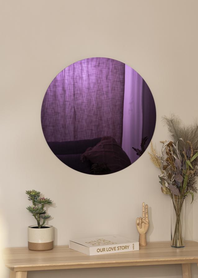 KAILA Mirror Purple 70 cm Ø
