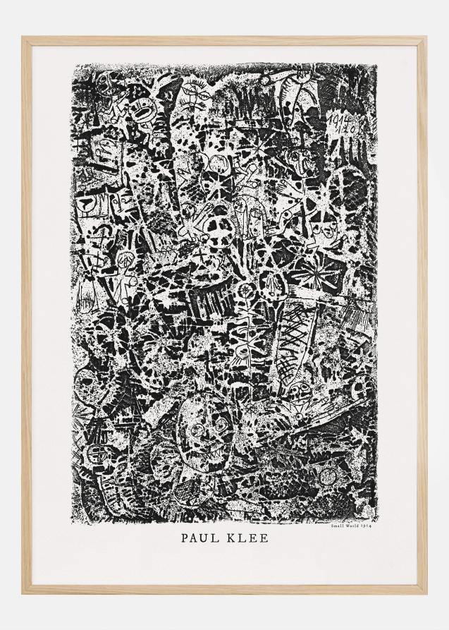 Bildverkstad Paul Klee - Small World 1914 Poster