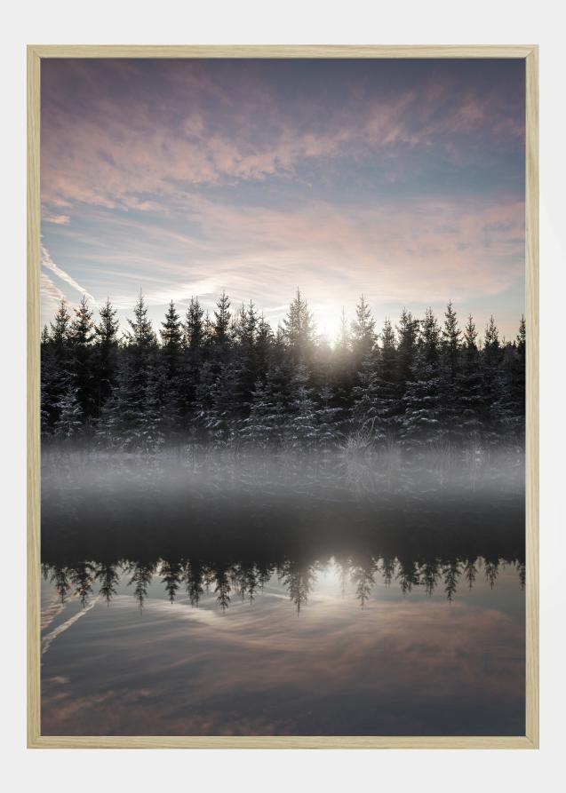 Bildverkstad Small Lake In The Forest Poster