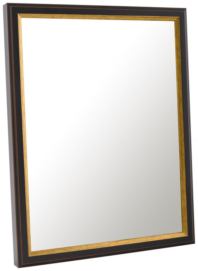 Ramverkstad Mirror Nyhyttan Brown / Gold - Custom Size