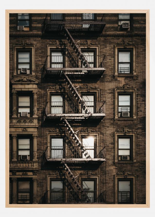 Bildverkstad New York Fire Escape Poster