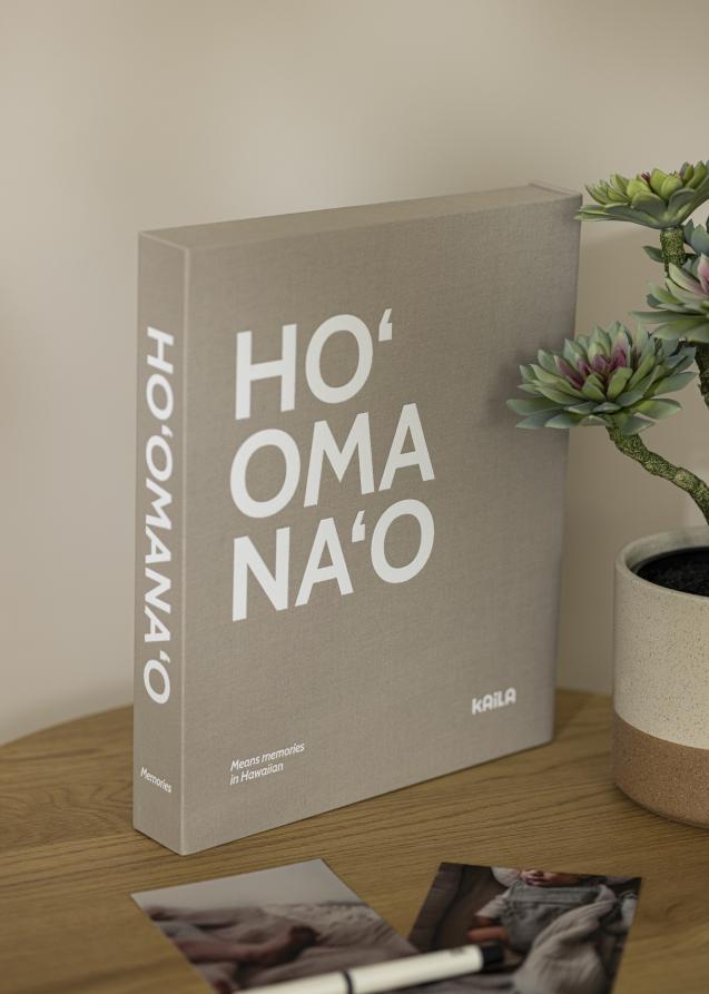KAILA KAILA HO'OMANA'O - Coffee Table Photo Album (60 Black Pages)