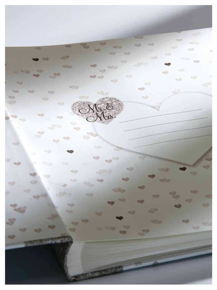 Walther Our Love Story Album - 28x30.5 cm (50 White pages / 25 sheets)
