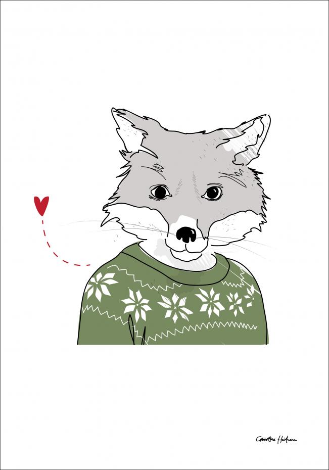 Bildverkstad Furry-Fox Poster