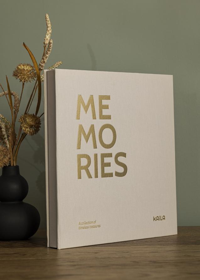 Innova Décor KAILA PHOTO ALBUM MEMORIES Cream - 300 Pictures in 10x15 cm