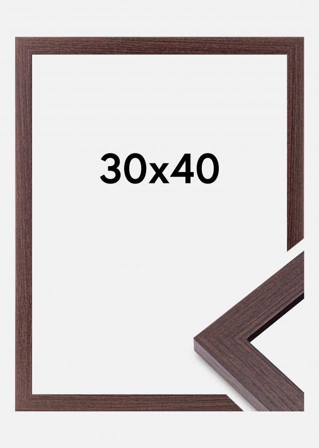 BGA Frame Deco Acrylic Glass Walnut 30x40 cm