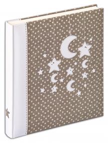 Walther Stars & Moon Photo Album - 28x30.5 cm (50 White pages / 25 sheets)