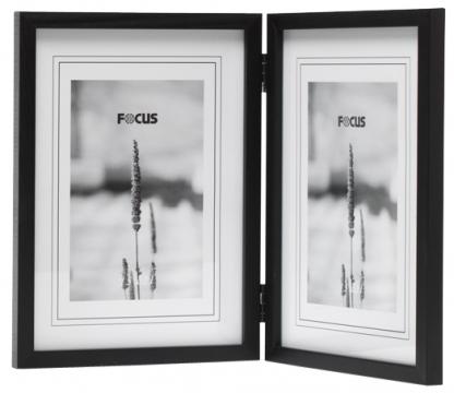 Focus Rock Black Folding picture frame 10x15 cm