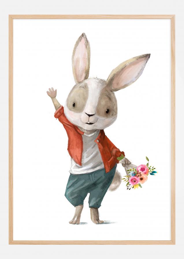 Bildverkstad Rabbit on date Poster