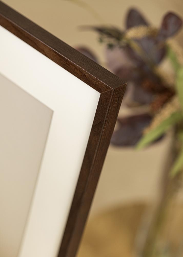 Estancia Frame E-Line Acrylic glass Walnut 70x100 cm