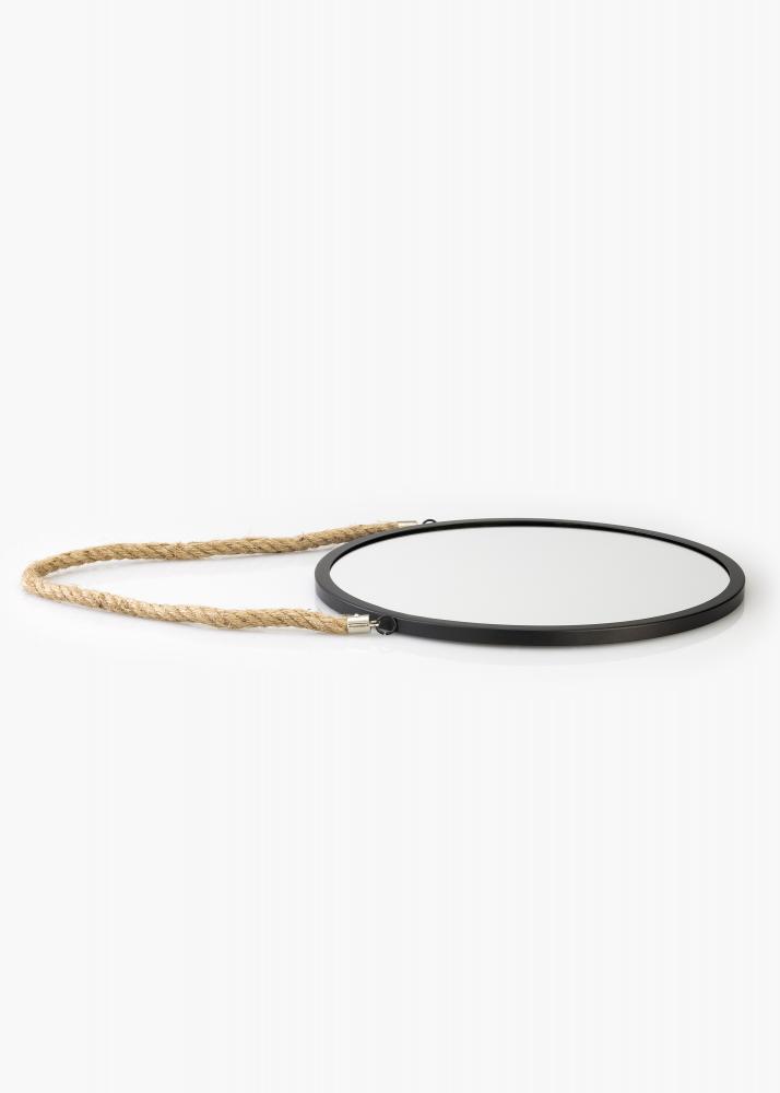 KAILA KAILA Round Mirror Rope - Black 30 cm 