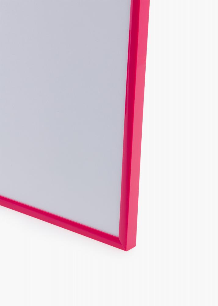 Ram med passepartou Frame New Lifestyle Hot Pink 70x100 cm - Picture Mount Black 61x91.5 cm
