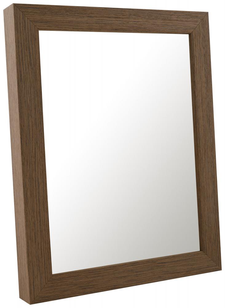 Ramverkstad 60x90 Ombud Mirror Moviken Light Walnut - Custom Size