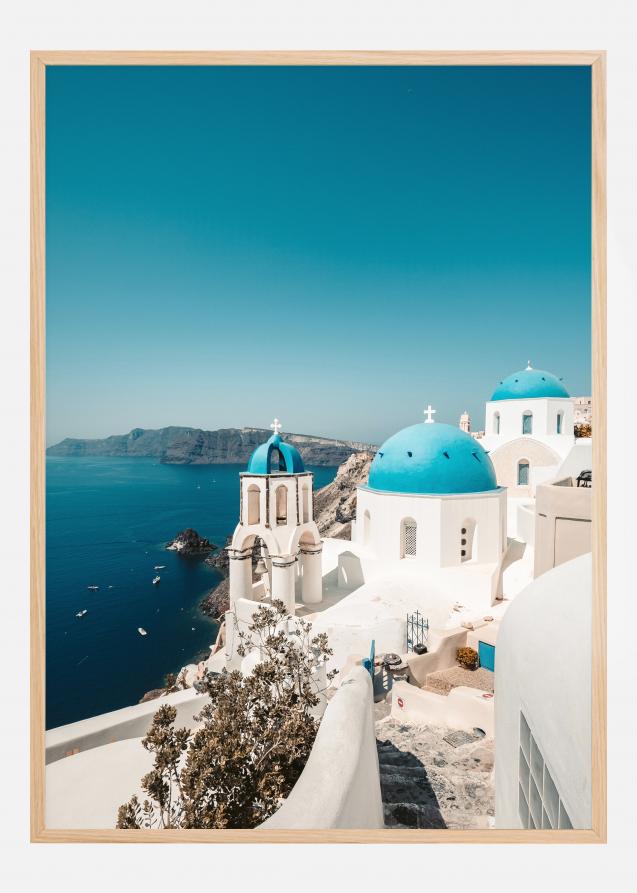 Bildverkstad Blue Greece Poster