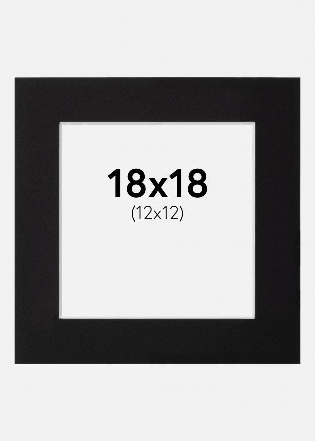 Artlink Mount Black Standard (White Core) 18x18 cm (12x12)