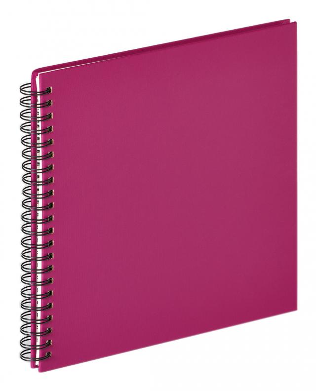 Walther Fun Spiral bound album Purple - 30x30 cm (50 White pages / 25 sheets)