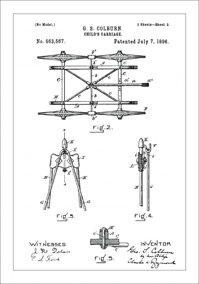 Bildverkstad Patent drawing - Pram II