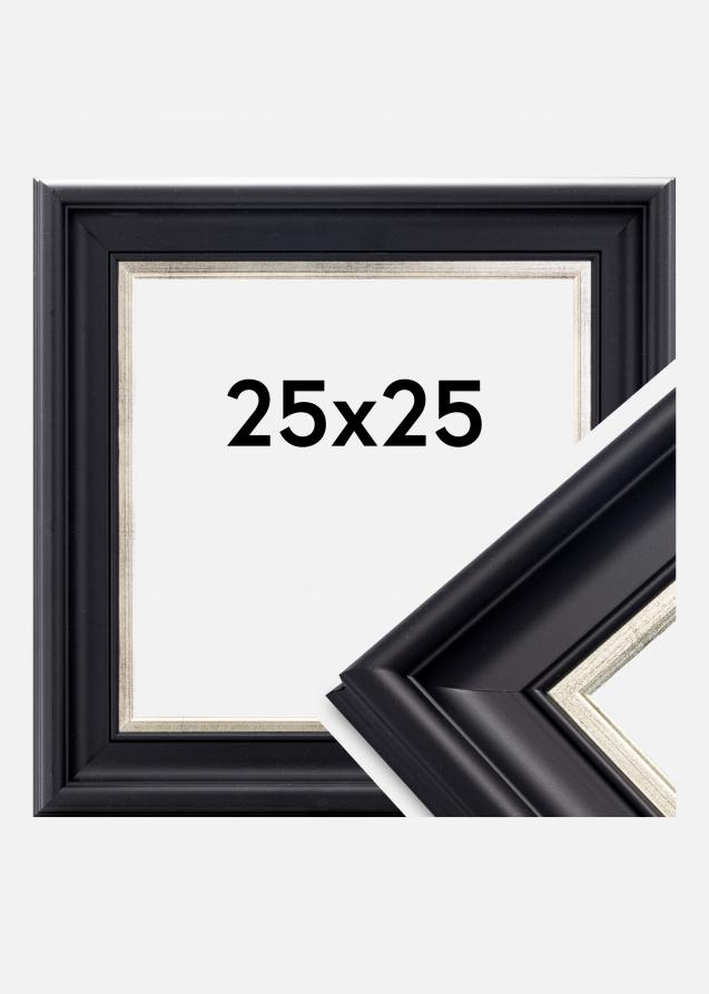 Galleri 1 Frame Dalarna Acrylic glass Black-Silver 25x25 cm