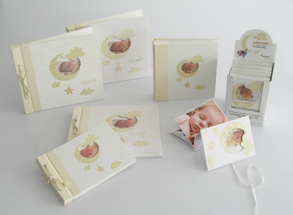 Walther Baby album Bambini Cream - 23.5x16 cm (40 White pages / 20 sheets)