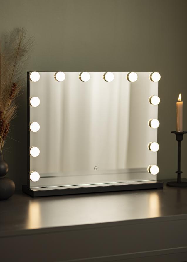 KAILA KAILA Make-up mirror II Black - 50x42 cm