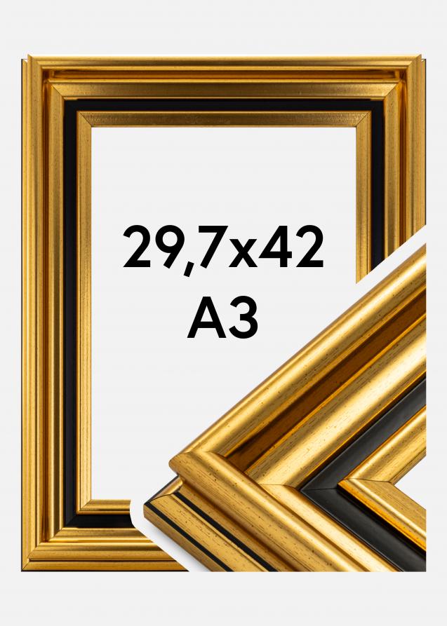 Ramverkstad Frame Gysinge Premium Gold 29,7x42 cm (A3)