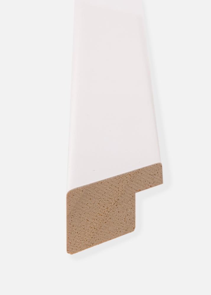 Ramverkstad Frame White Wood Glossy - Custom Size