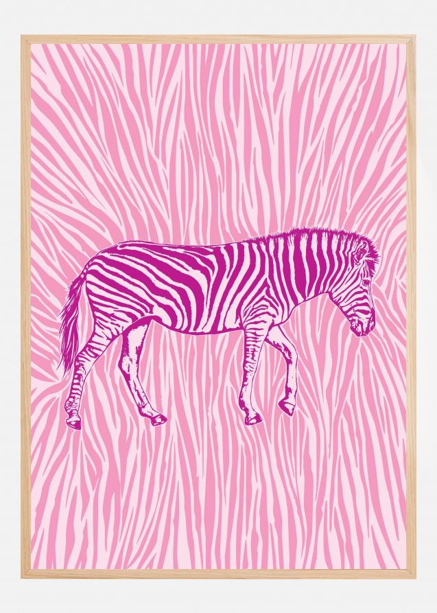 Bildverkstad African Zebra striking camouflage Poster