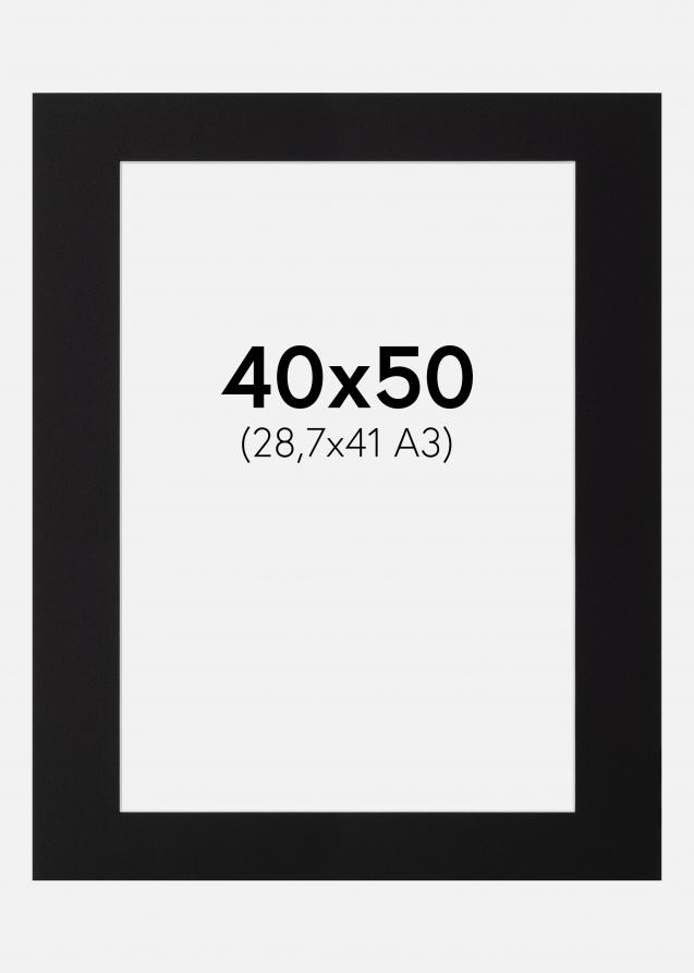 Artlink Mount Black Standard (White Core) 40x50 cm (28.7x41 - A3)