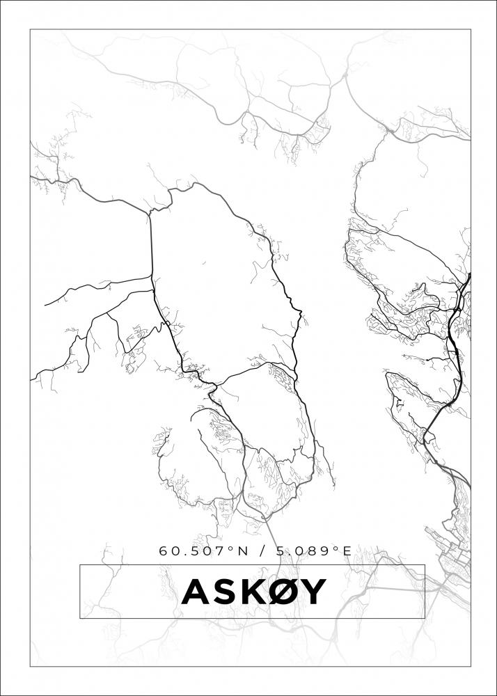 Bildverkstad Map - Asky - White Poster