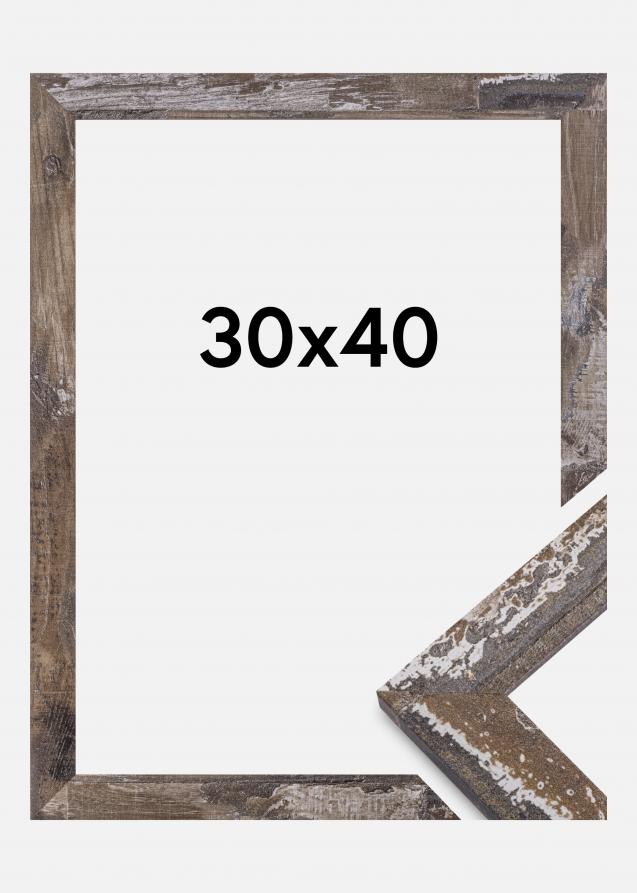 Estancia Frame Superb Wood-brown 30x40 cm
