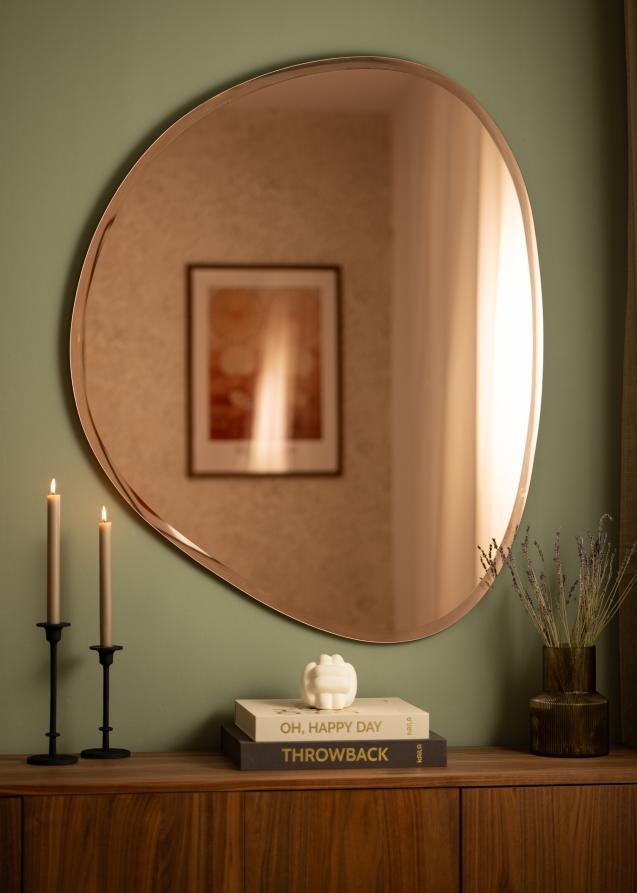 Incado Mirror Shape Big Rose Gold 95x110 cm