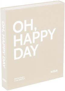 KAILA KAILA OH HAPPY DAY Grey - Coffee Table Photo Album (60 Black Pages)