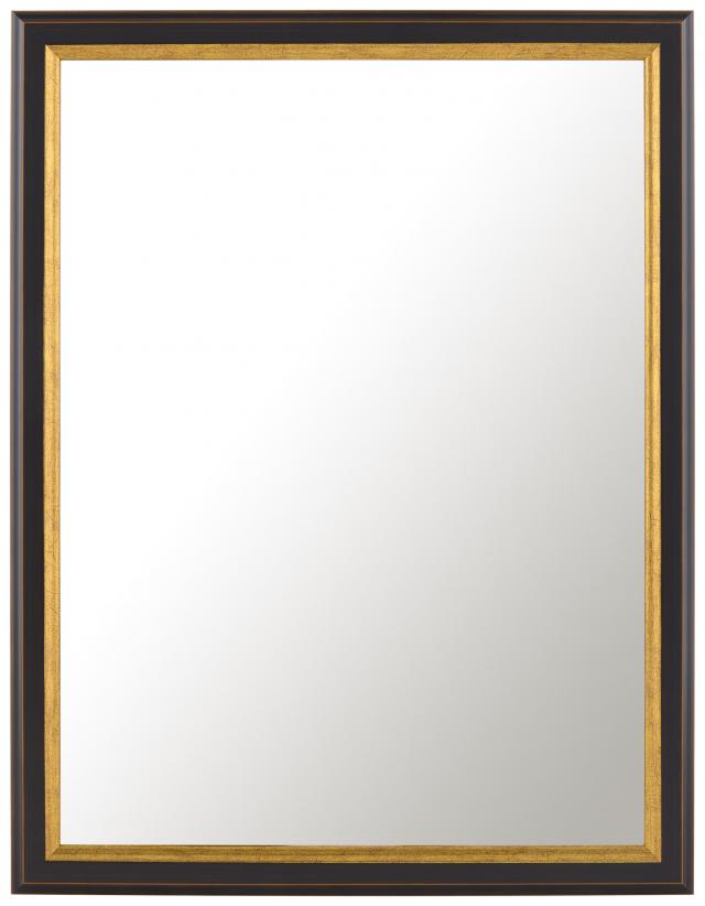 Spegelverkstad Mirror Nyhyttan Brown / Gold - Custom Size