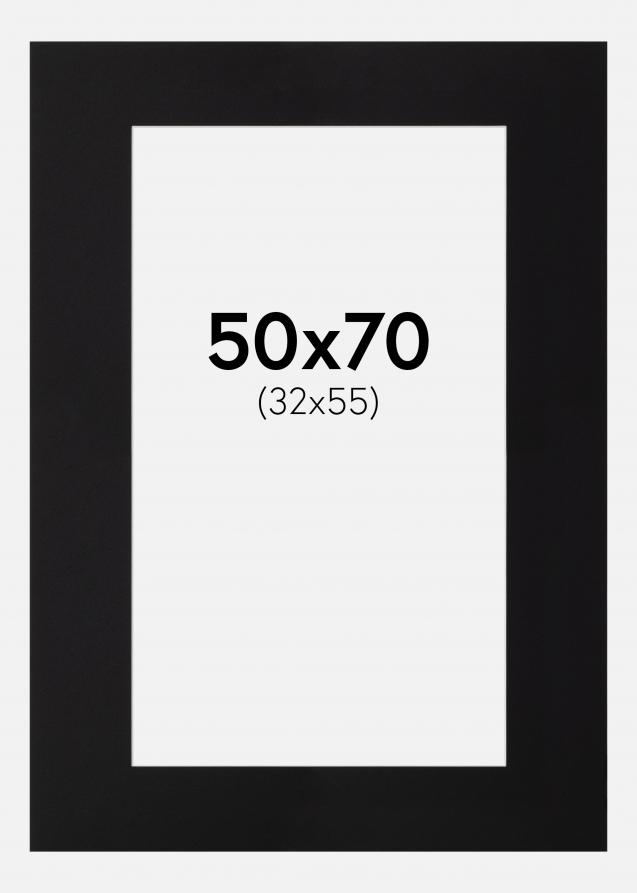 Galleri 1 Mount Canson Black (White Core) 50x70 cm (32x55)