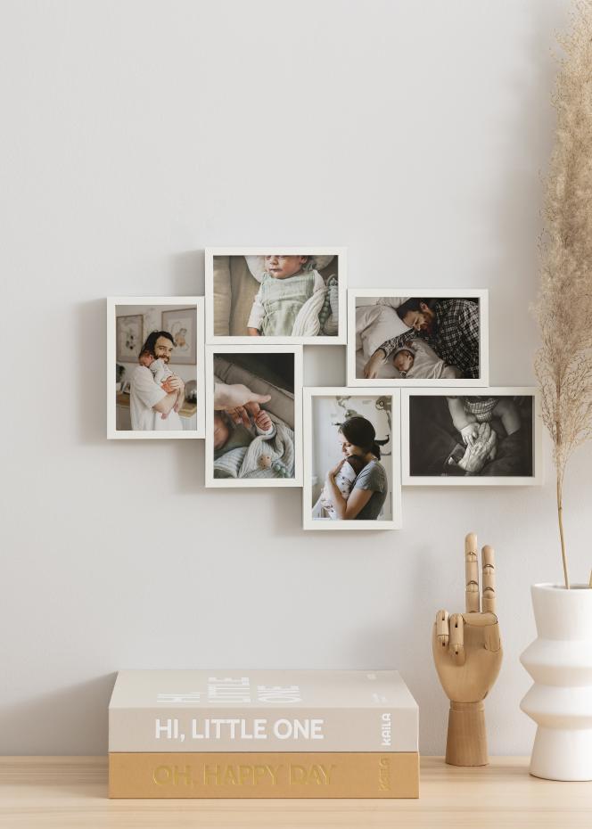 Walther Modern Living Collage Frame White - 6 Pictures