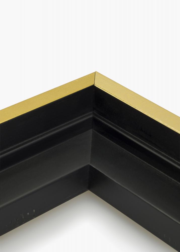 Mavanti Canvas picture frame Tacoma Black / Gold 60x70 cm