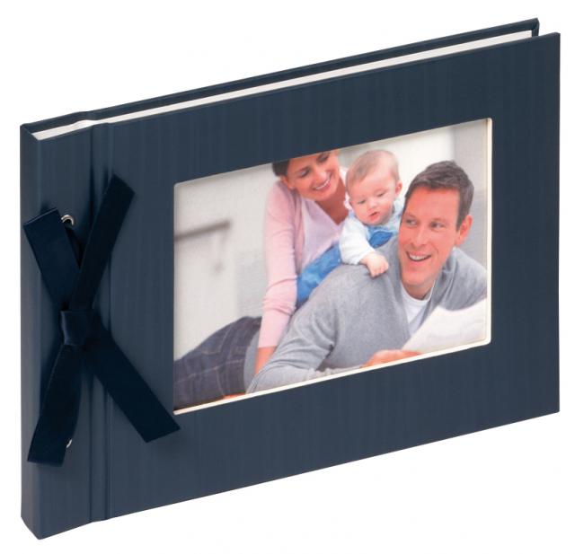 Walther Trendline Photo Album Blue - 23.5x16 cm (40 White pages / 20 sheets)