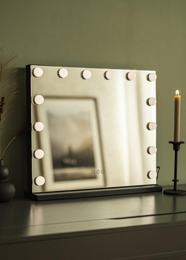 KAILA KAILA Make-up Mirror Base LED 14 Black 56x46 cm