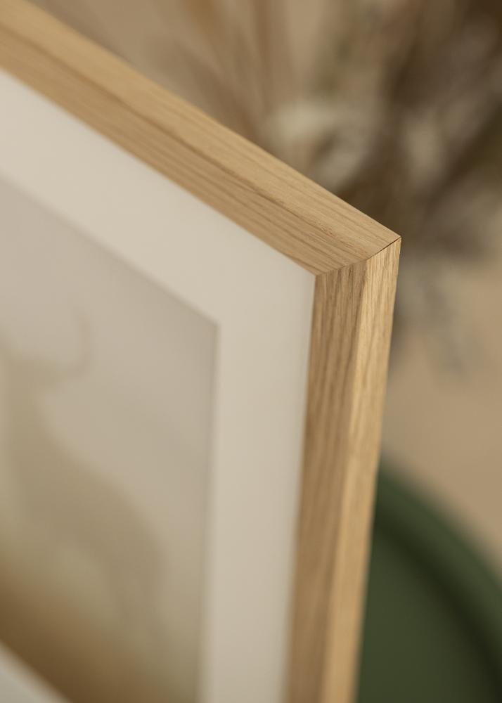 Galleri 1 Frame Oak Wood Acrylic glass 40x40 cm