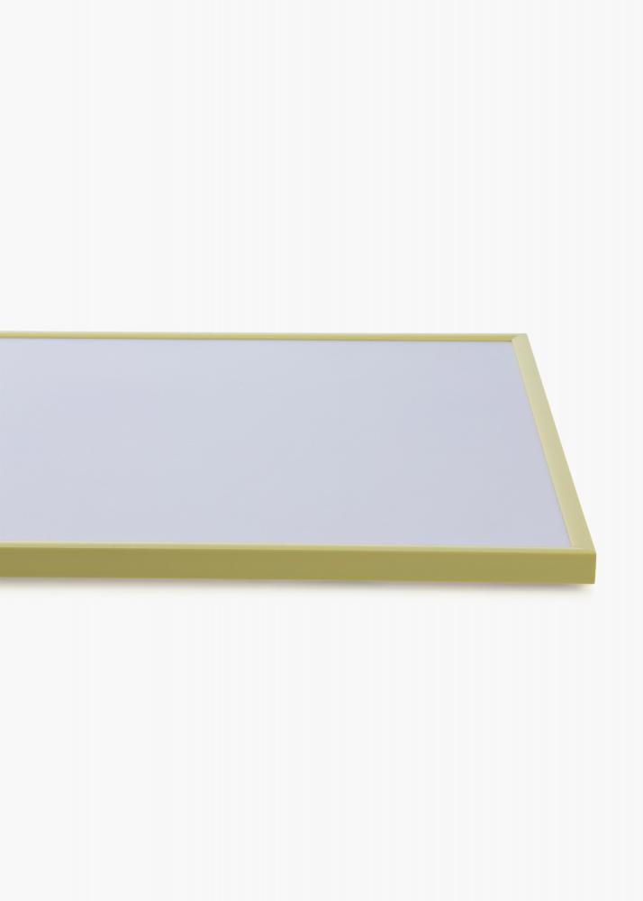 Ram med passepartou Frame New Lifestyle Pale Yellow 70x100 cm - Picture Mount White 24x36 inches