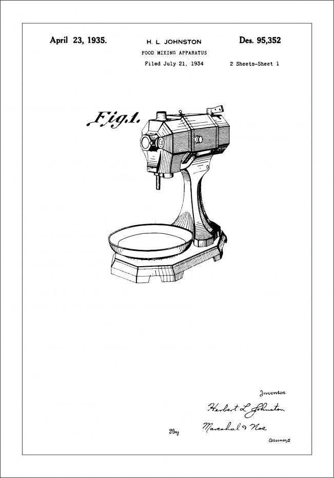 Bildverkstad Patent drawing - Mixer I
