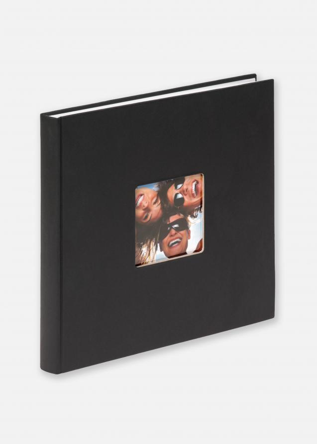 Walther Fun Album Black - 26x25 cm (40 White pages / 20 sheets)