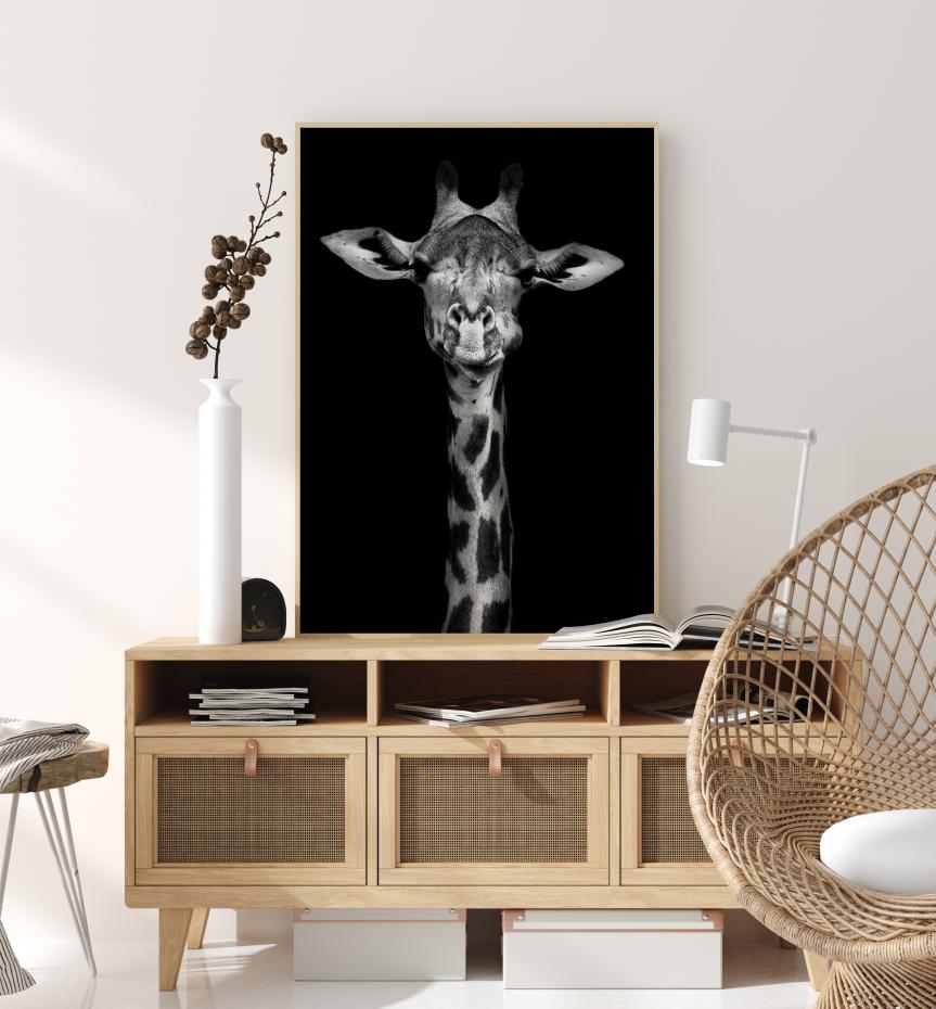 Bildverkstad Chewing Giraffe Poster