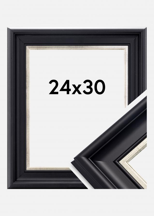 Galleri 1 Frame Dalarna Acrylic glass Black-Silver 24x30 cm