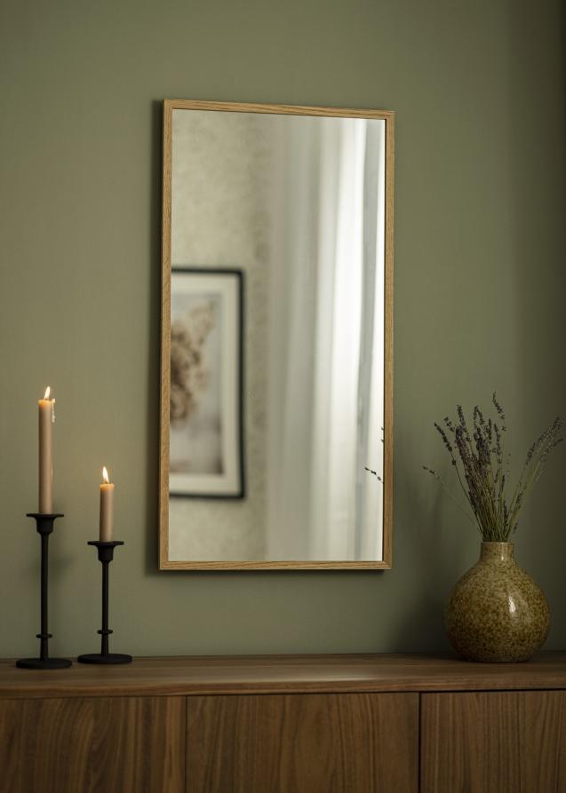 Incado Mirror Solid Oak 40x80 cm