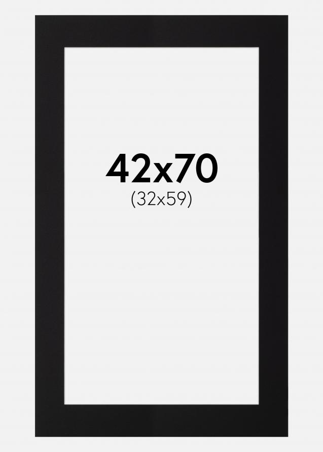 Artlink Mount Black Standard (White Core) 42x70 cm (32x59)