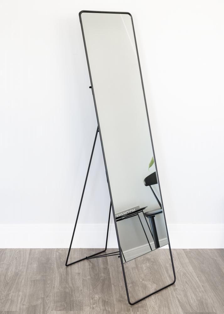 House Doctor Standing mirror House Doctor Chic Black 45x175 cm