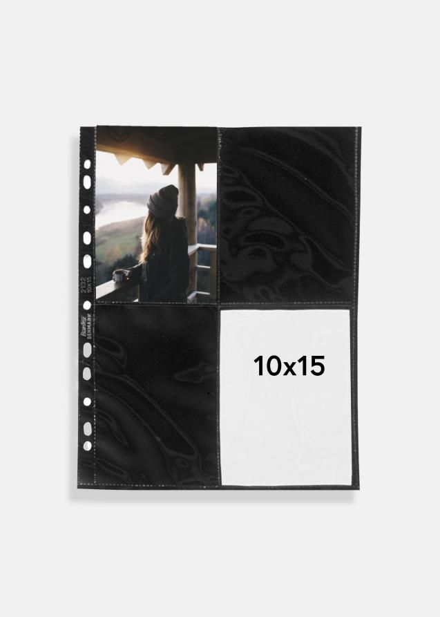 Estancia Photo sleeves 10x15 cm vertical - 10-pack Black